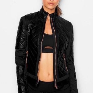 Victoria Sport Faux Leather Jacket Size Medium